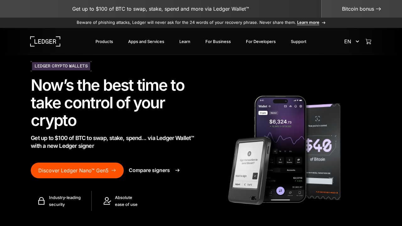 Screenshot ledger wp