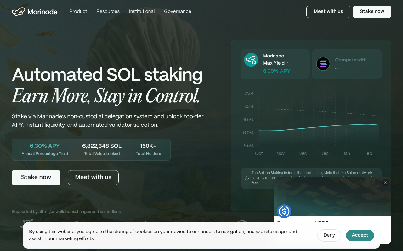 Marinade Finance - Staking liquido su Solana