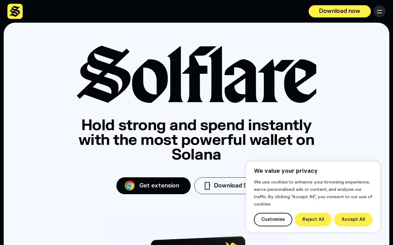 Solflare Wallet - Staking avanzato per Solana
