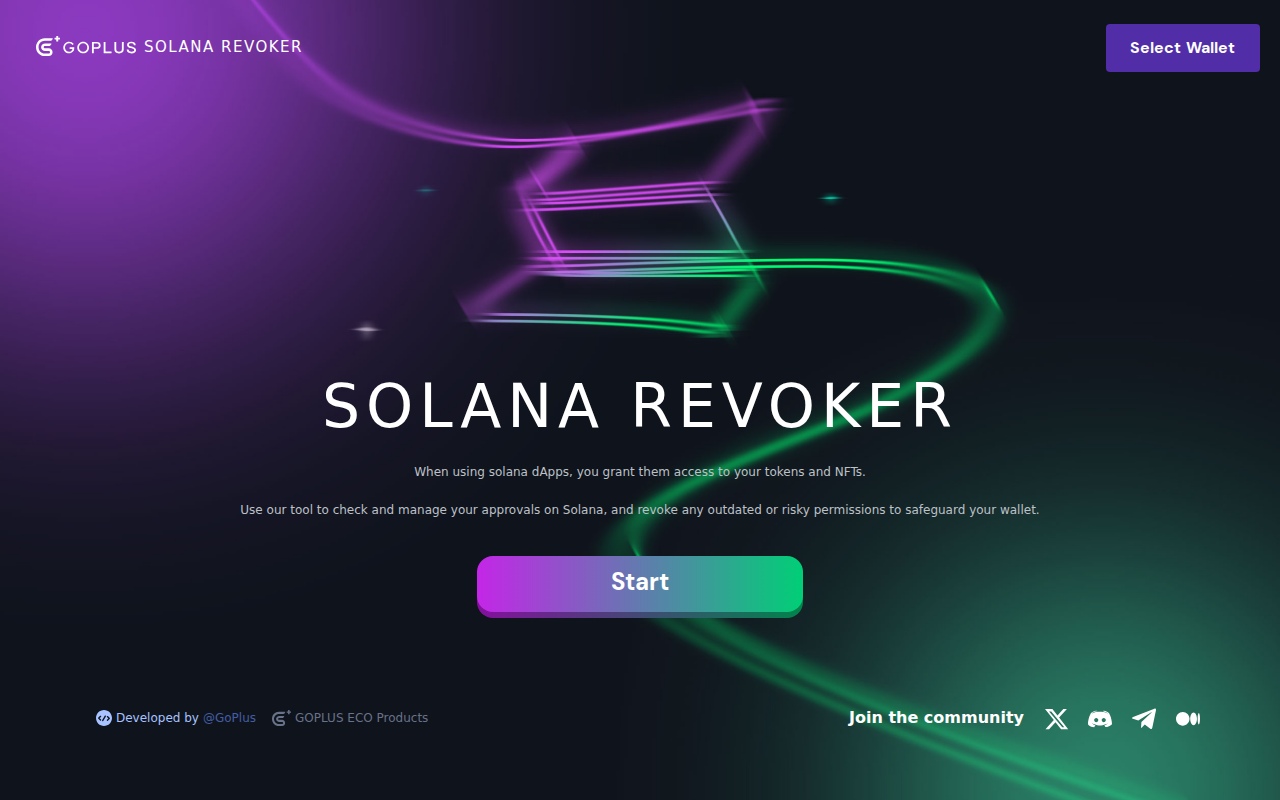 Solrevoker - Revoca approvazioni token su Solana